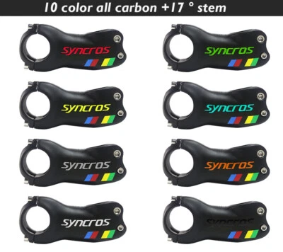 Full Carbon Mountain Road Bike BMX Bicycle Angle 6/17 Degree 31.8*80mm Stem - Image 1 of 4