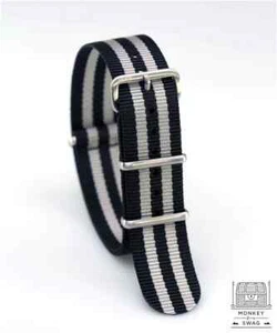 MKS NATO Spectre Nylon Watch Strap (18,20 & 22mm) *Clearance - Picture 1 of 5