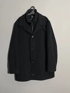 Hugo Boss Luxury Men’s Coat Wool&Cashmere black color - Picture 1 of 14