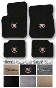 2006-2011 Cadillac DTS Custom Carpet Floor Mats - Choose Color & Official Logo - Picture 1 of 8