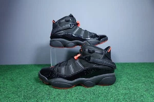 Nike Air Jordan 6 Ringe 322992-066 schwarz Basketballschuhe Turnschuhe Herren - Größe 8 - Bild 1 von 7