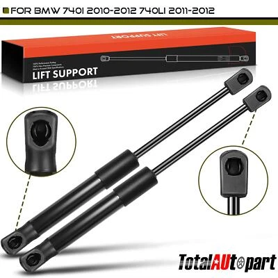 Nuevo capó amortiguadores soportes de elevación 2 piezas para BMW F01 740Li 750i 750Li sedán capó delantero Foto 1 de 4