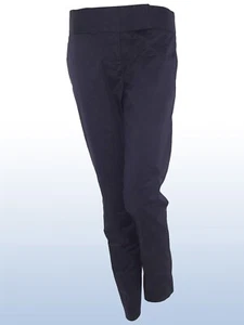 Mauro Grifoni Pantalón Mujer Azul Ajustado Hecho En Italia Talla It 42 W 28 - Imagen 1 de 8