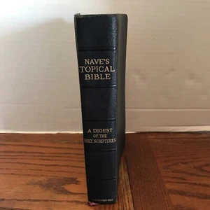 Vintage NAVE'S TOPICAL BIBLE Thumb Index (Southwestern Company, 1921) Preowned - Imagen 1 de 9