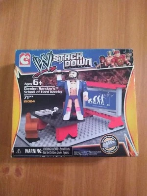 Damien Sandow's School of Hard Knocks juguete de nueva construcción WWE apilable #21004 Foto 1 de 3