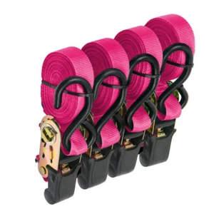 LINQ Ratchet Tie Down 0.4T 25mm x 5m Pink (PACK OF 4) - Picture 1 of 2