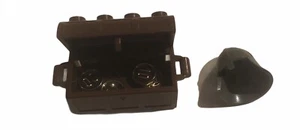 LEGO 1980’s-1990’s Vintage Treasure Chest And Medievel Helmet Set Of 2 - Picture 1 of 4