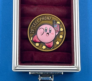 Telephone Kirby 30th animation color relief medal coin Japanese - Picture 1 of 2