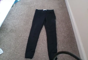 Vecchio leggings donna blu navy Stevie vita alta spessi taglia media - Foto 1 di 9