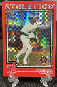 2004 Topps Chrome Red Xfractor Jermaine Dye Oakland Athletics short Print /61 - Picture 1 of 2