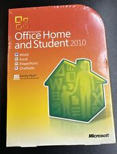 Sealed Microsoft MS Office 2010 Home and Student Family Pack For 3PCs x3