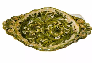 Meiselman Imports E-879 Made in Italy Bowl Small Servin Dish 9" X 6.5" Green - Picture 1 of 12