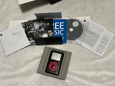 Apple iPod U2 Special Edition 4th Gen. 20 GB Monochrome w / Box !RARE! - Image 1 of 4