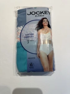 NWT JOCKEY Plus Size Jockey Elance 3 Pack Briefs 1486 Size 10 3XL - Picture 1 of 3