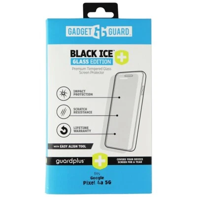 Gadget Guard Black Ice+ Glass Edition Screen Protector for Google Pixel 4a 5G - Image 1 of 3
