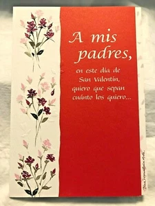 Arts Monte Azul de felicitacion del dia de San Valentin-A mis padres,..NEW(A34)  - Picture 1 of 5