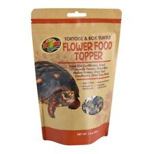 (4 Pack) Zoo Med Flower Food Topper for Tortoise and Box Turtle 1.4 ounce