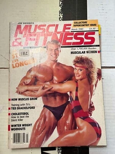 Muscle & Fitness Magazine March 1985 Cory Everson - Barry Demey Bodybuilding - Picture 1 of 2