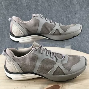 Clarks Wave Quantum Walking Shoes Mens 11M Light Gray Low Lace Up Mesh Athletic - Picture 1 of 15