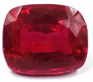 Natural Red Ruby 19.15 Ct Cushion Cut EGL Untreated/Unheated Loose Gemstone - Picture 1 of 8