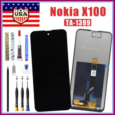 OEM LCD Display Touch Screen Digitizer For Nokia X100 5G TA-1399 MetroPCS