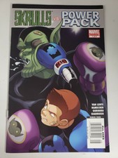 Skrulls VS Power Pack No 1 Sept 2008 Marvel Comic Newsstand Variant K2b95
