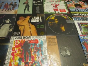 JAMES BROWN COLLECTION HITS APOLLO I & II 45 SINGLE COLD SWEAT FEEL GOOD 21 LPS - Picture 1 of 1