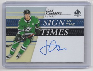 2019-20 Sign of The Times John Klingberg Auto Dallas Stars #SOTT-JK