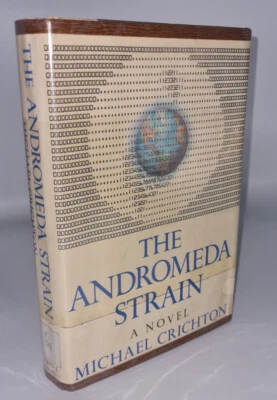 THE ANDROMEDA STRAIN - CRICHTON, 1969 1ST EDITION 7TH PRINTING, EX-LIBRARY - Image 1 of 4