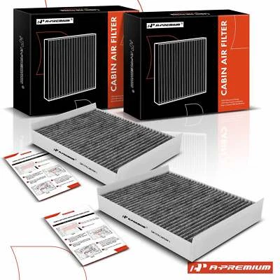 Filtro de aire de cabina de carbón activado delantero 2 piezas para Mercedes-Benz AMG GT 63 S C400 Foto 1 de 4