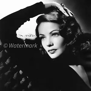 Celebrità americana attrice hollywoodiana Gene Tierney 8X10 FOTO PUBBLICITARIA - Foto 1 di 1