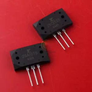 1pairs NEW 2SA1075 & 2SC2525 FUJI Complementary Transistor A1075/C2525 - Picture 1 of 2
