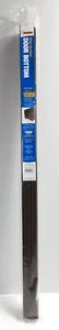 New, 36” Black Vinyl Door Bottom Seal w/Screws (Seals Gaps Up to 1/2") - Picture 1 of 5