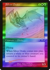 Silver Drake FOIL Planeshift NM White Blue Common MAGIC MTG CARD ABUGames