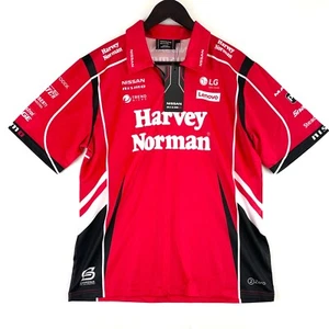 Nissan Nismo Harvey Norman Team Polo Shirt Mens L Red De Silvestro Supercars New - Picture 1 of 11