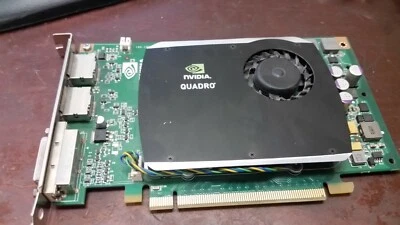 Nvidia Quadro FX 580 Dual DP DVI Video Card 512MB DDR3 0R784K - Image 1 of 3