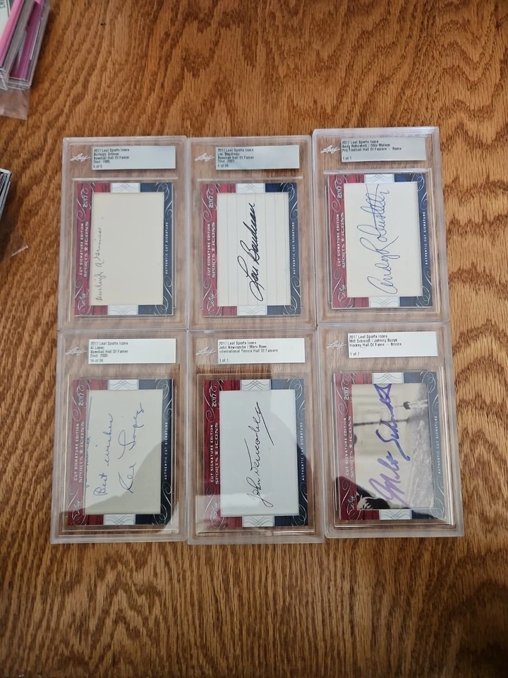 2017 Leaf Sports Icons Autographs - Image 1 of 2
