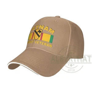 Vietnam 1ª División de Caballería Combate Veterano Unisex Gorra de Béisbol Ajustable Papá Sombrero - Imagen 1 de 9
