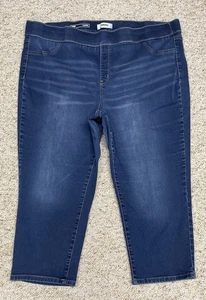 Sonoma Capri Jeans Women's Size 20 Pull On High Rise Denim Stretch 41x22 - Picture 1 of 18