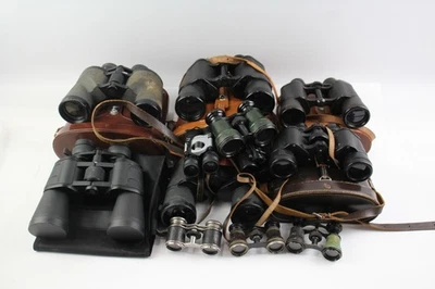 Assorted Vintage Binoculars of Various Brands and Magnifications Job Lot - Image 1 of 4