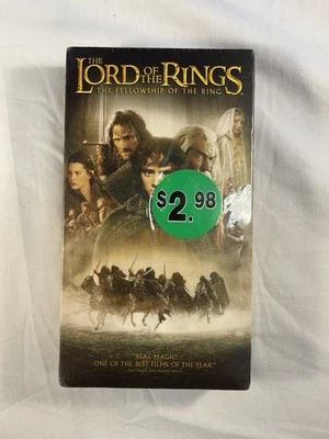 Lord Of The Rings (VHS 2002) The Fellowship of the Ring Movie Sealed New in Box - Image 1 of 4