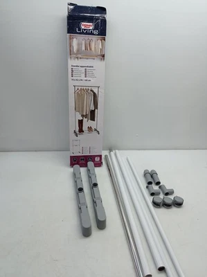 Appendiabiti Domopak - bianco/argento - Immagine 1 di 4