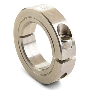 Collar de eje RULAND MANUFACTURING CL-2-SS, abrazadera, 1 pieza, 1/8 pulgada, 303 SS 2AKN6 - Imagen 1 de 1