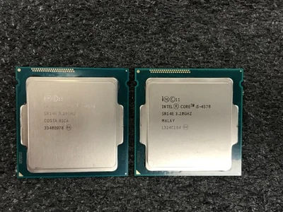 (Lote de 2) CPU Intel Core i5-4570 3,20 GHz cuatro núcleos SR14E LGA1150 - C1451 Foto 1 de 4