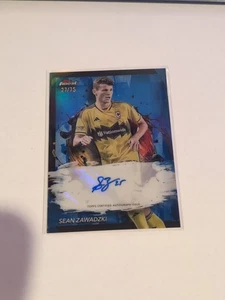 2024 Topps MLS Finest Sean Zawadzki Blue Autograph /99 #BA-SZ Crew - Picture 1 of 2