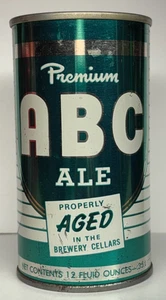 A B C Ale 12 oz. Straight Steel Beer Can - Picture 1 of 6