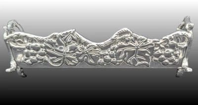 Bandeja cracker vintage Arthur Court 2002 uva videira - Prato de biscoito servidor de festa - Imagem 1 de 4