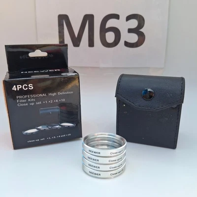 Neewer Close Up Lens Set x4 37mm +1, +2, +4 & +10. w/Box and Case. *VGC*. (refB) - Image 1 of 4