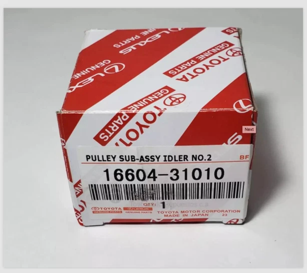 16604-31010 GENUINA TOYOTA 4RUNNER LEXUS IS250 POLEA LOCA SERPENTINA NO.2 OEM Foto 1 de 1