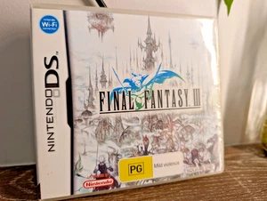 Final Fantasy III Nintendo DS PAL CIB Very Good Square Enix RPG Remake - Foto 1 di 7
